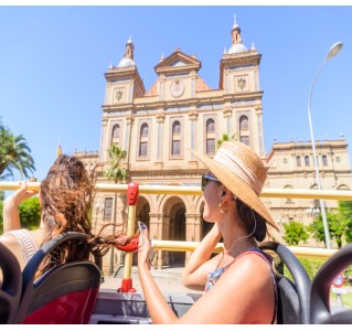 Seville 1-Day Hop-On Hop-Off + Real Alcázar + Cathedral + Giralda