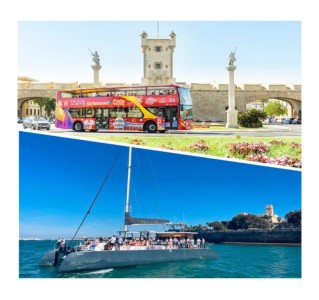 Cadiz 2-Day Hop-On Hop-Off Bus + Catamaran