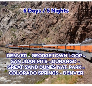 6 Day Tour - Railroads of the Old West