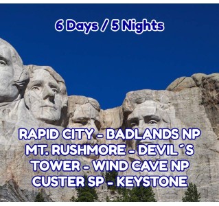 6 day Tour - Black Hills of South Dakota