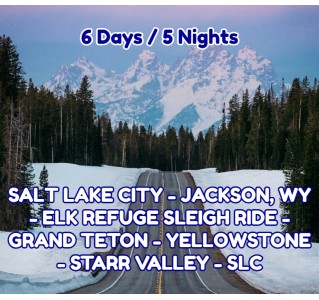 6 Day Tour - Yellowstone & Grand Teton Winter Adventure