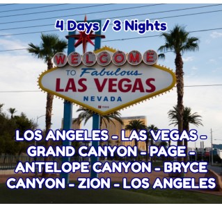 Las Vegas & Western Deserts - 4 Day Tour (Thurs; Apr-Oct)