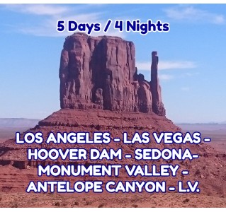 Las Vegas, Sedona & Monument Valley - 5 Day Tour (Every Thursday)
