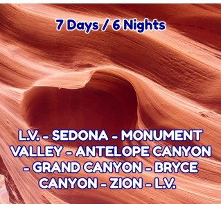 7 Day Tour - The Best Of The West (Sat; Apr-Oct)