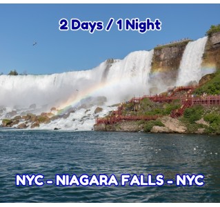 Niagara Falls & Outlet Shopping - 2 Day Tour (Every Mon,Thu,Sat)