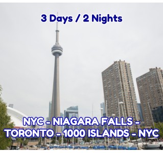Niagara Falls, Toronto & 1000 Islands - 3 Day Tour (Sunday; Apr-Oct)