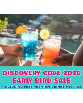 Discovery Cove 2026 EARLY BIRD SALE