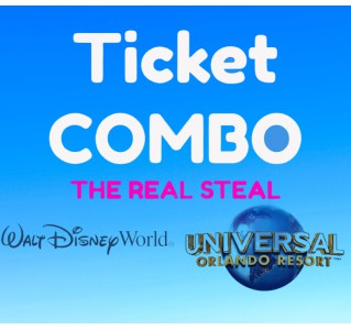 The Real Steal - Disney & Universal COMBO TICKET + FREE GATORLAND ADMISSION!
