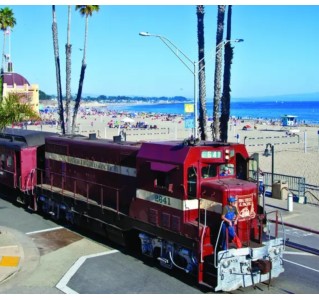 Santa Cruz Beach Boardwalk to Roaring Camp Roundtrip