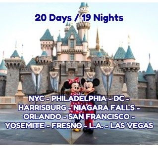 20 Day Tour - Mega USA (Departure Thursdays, Apr-Nov)