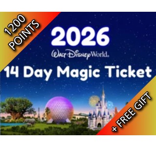 2026 Walt Disney World 14 Day Ticket + Memory Maker