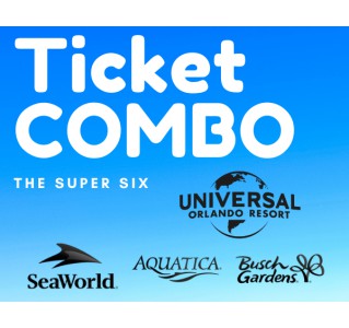 The Super-Six Combo - Universal 3 Park Explorer / SeaWorld / Aquatica / Busch Gardens